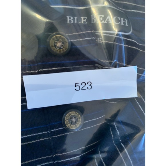 Pebble Beach Men's Performance Polo Shirt, Charcoal Black‎  Size XL - Picture 10 of 10